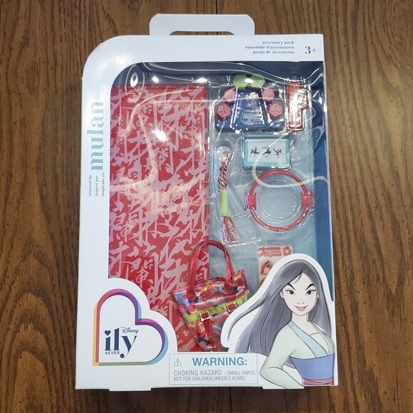 New Disney ily4Ever Mulan Accessory Pack - Picture 1 of 2